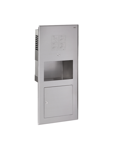 Vandālizturīga nerūsējošā tērauda daudzfunkcionāla izlietne, stiprinājums priekšā