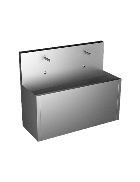 Vandālizturīga nerūsējošā tērauda sienas piekarināmā sile ar 2 integrētām elektronikām, garums 1250 mm, 24 V līdzstrāva Vandālizturīga nerūsējošā tērauda sienas piekarināmā sile ar 2 integrētām elektronikām, garums 1250 mm, 24 V līdzstrāva