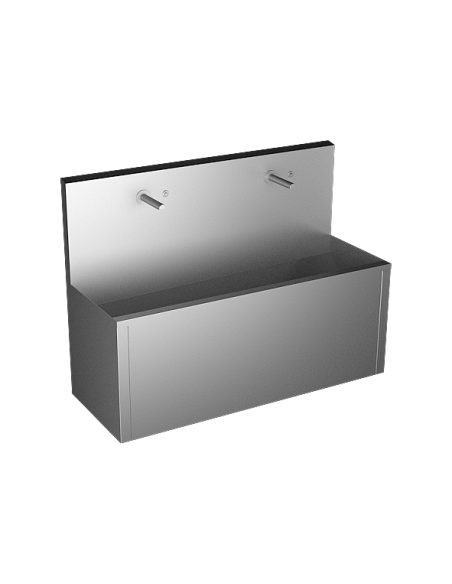 Vandālizturīga nerūsējošā tērauda sienas piekarināmā sile ar 2 integrētām pjezo elektronikām, garums 1250 mm, 24 V DC Vandālizturīga nerūsējošā tērauda sienas piekarināmā sile ar 2 integrētām pjezo elektronikām, garums 1250 mm, 24 V DC