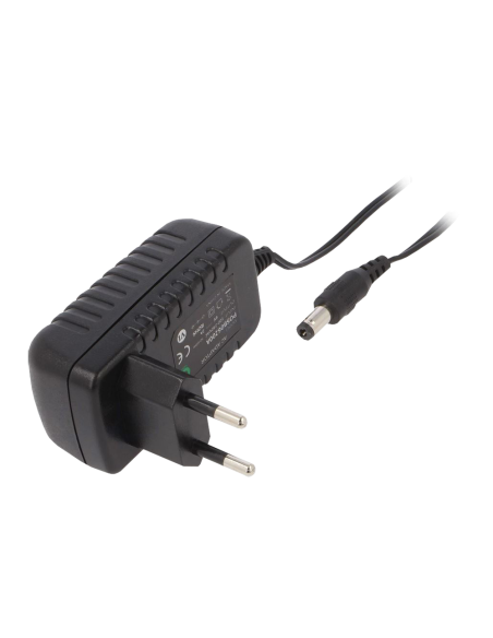 Sienas kontaktligzdas barošanas avots ar akumulatoru darbināmai elektronikai 230 V AC/6 V DC