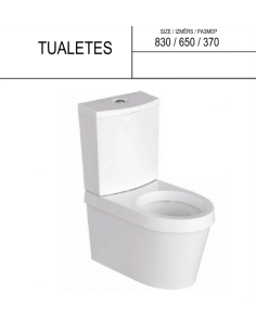 SPN Klozetpods + vāks 83x65x37cm, balts - 3 2