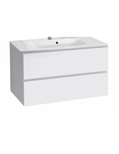 SPN Skapis balts CRYSTAL 80x50x48,5cm (bez izlietnes) - 1 2