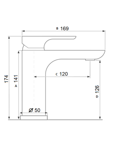 Ceramic sink faucet MG-2360, SALACA - 5