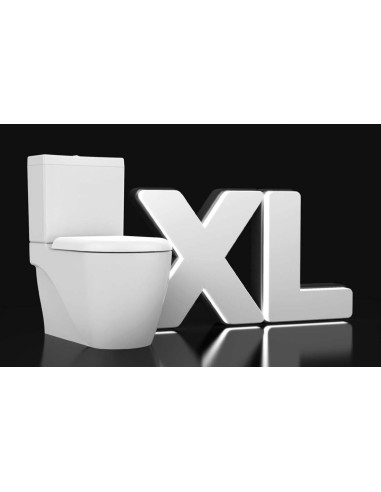 GRANDE WC tuvs pāris XL, Balts