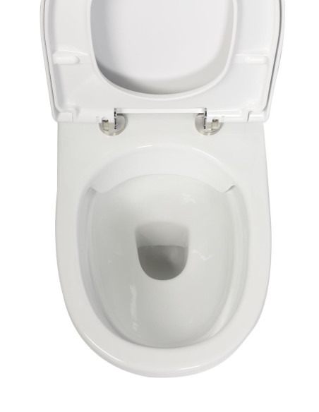 Wc Mare bez apmales aizmugure pie sienas, universāls slazds, dubultā skalošana (MA361+MA410+IT5030)