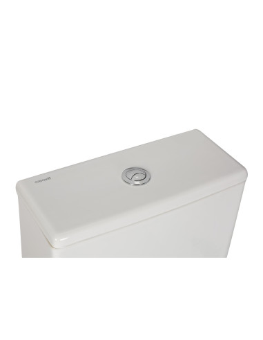Wc bez apmales ar aizmuguri pret sienu Solo, universāls slazds, dubultā skalošana (SO361+MA410+IT5130)
