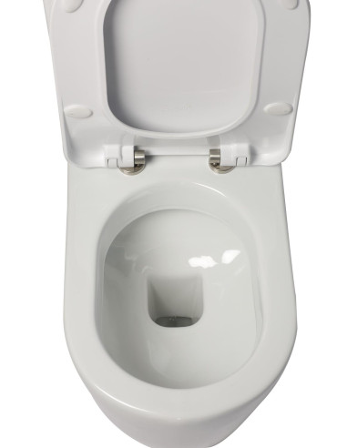 aizmugure pie sienas wc Bezmaksas universālais slazds, dubultā skalošana (MA410+FE360+IT5130)