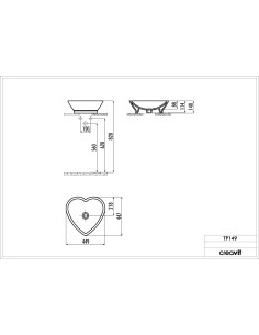 worktop washbasin Love, black - 3 2