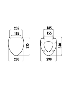 KID Bērnu tualetes sēdeklis, metāla eņģes, dekorēts 2