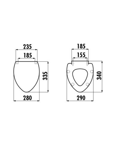 KID Bērnu tualetes sēdeklis, metāla eņģes, dekorēts