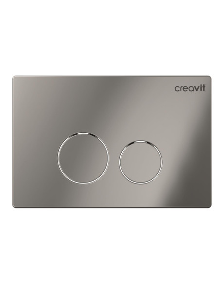 Creavit Terra skalojamā plāksne, spilgts hroms Creavit Terra skalojamā plāksne, spilgts hroms