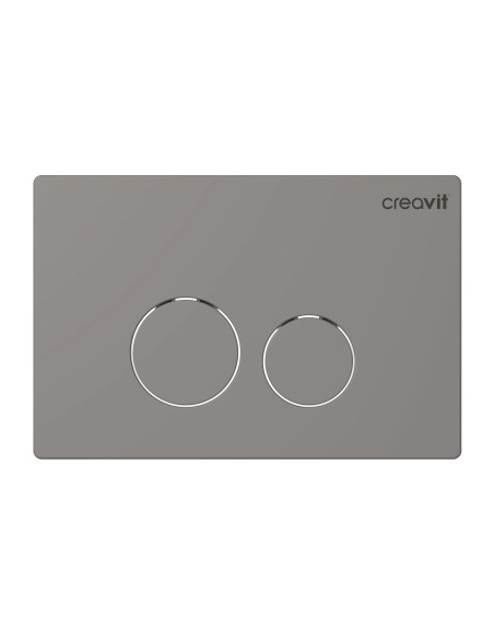 Creavit Terra skalojamā plāksne, matēts hroms Creavit Terra skalojamā plāksne, matēts hroms