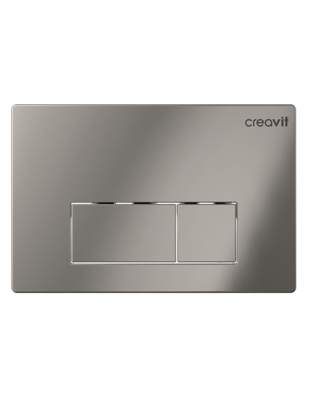 Creavit Arc skalojamā plāksne, spilgts hroms Creavit Arc skalojamā plāksne, spilgts hroms