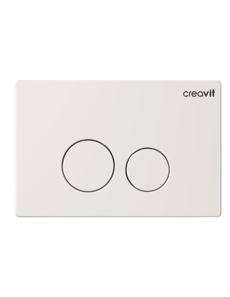 Creavit Terra skalošanas plāksne, balta Creavit Terra skalošanas plāksne, balta