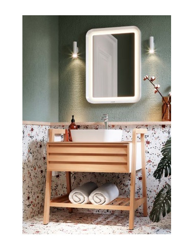 Truva izlietnes skapis 80 cm, + izlietne UL040-00MB00E-0000