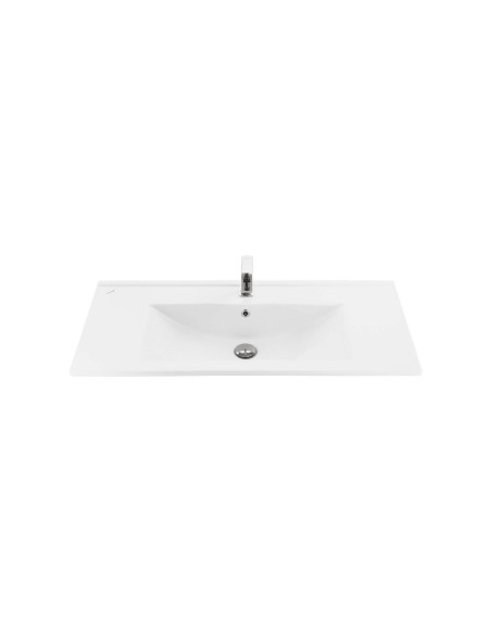 Kayra Izlietnes skapis ar atvilktnēm 100 cm, pelēks + izlietne SU100