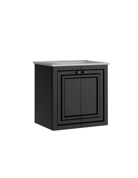 Kayra izlietnes skapis 60 cm, antracīts + izlietne SU060 Kayra izlietnes skapis 60 cm, antracīts + izlietne SU060