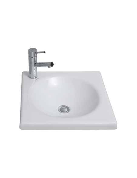 45X45 CM TOPCOUNTER IZLASE AR AURU BALTU 45X45 CM TOPCOUNTER IZLASE AR AURU BALTU