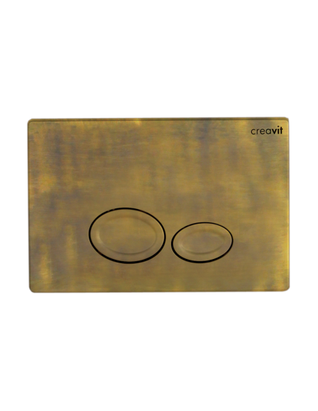 flush plate Drop, veca bronza