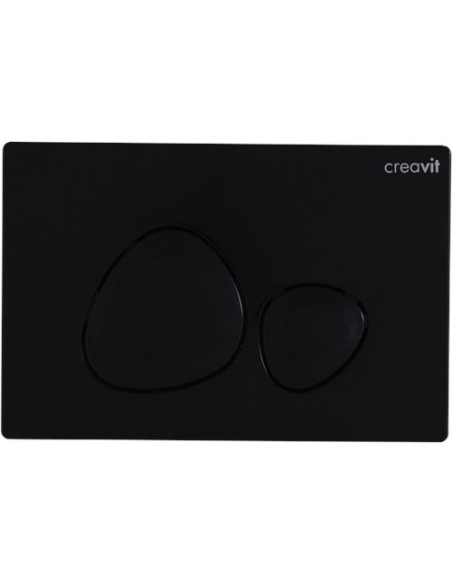 flush plate Spa, spilgti melna