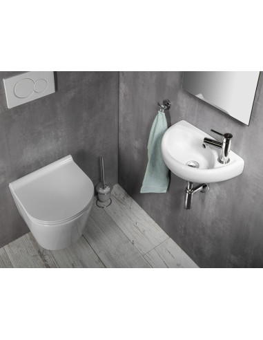 23*39 CM OVĀLS W.BASIN AR AURU BALTS