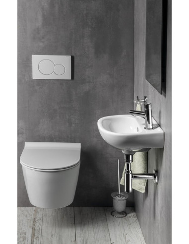 29*35 CM OVĀLS W.BASIN AR AURU BALTS