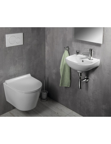 29*35 CM OVĀLS W.BASIN AR AURU BALTS