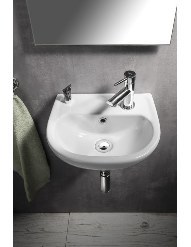 29*35 CM OVĀLS W.BASIN AR AURU BALTS