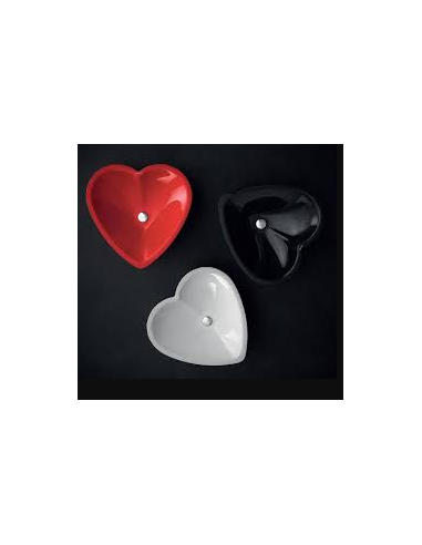 worktop washbasin Love, black - 2