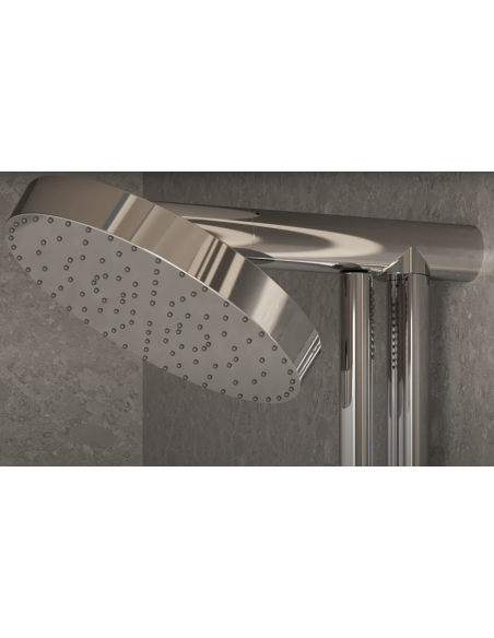 GYRO Shower thermostat with column, shower head and handset - 3