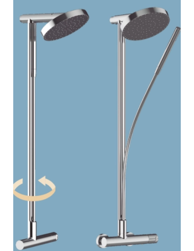 GYRO Dušo termostatas su kolonele, dušo galvute ir rageliu, GRB - 9