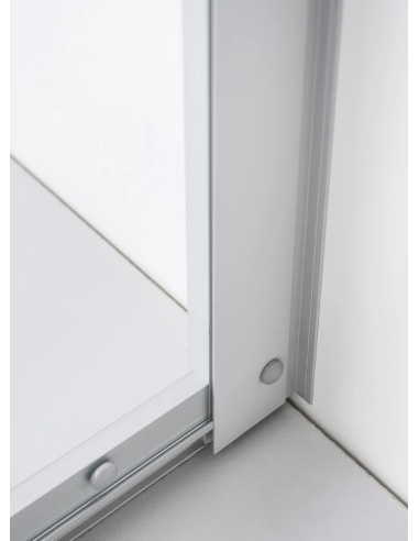 Dušas siena nišām 100x200cm caursp.stikl SVAJA - 6