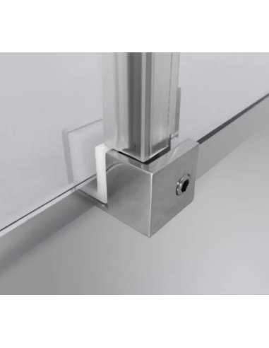 Baltijos Brasta duškabīne MILDA SOFT 110x80 caurspidīgs stikls - 2