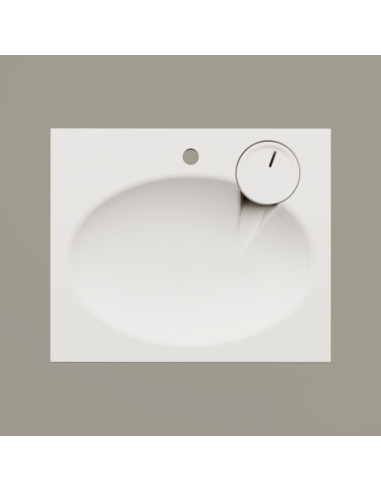 copy of PAA Claro sink can be installed above the washing machine, white 60x60x9cm - 3