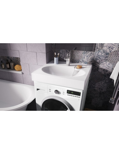 copy of PAA Claro sink can be installed above the washing machine, white 60x60x9cm - 5