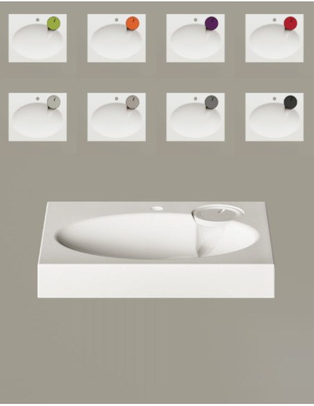 PAA Claro Mini sink can be installed above the washing machine, white 60x50x9cm - 8 PAA Claro Mini sink can be installed above the washing machine, white 60x50x9cm - 8