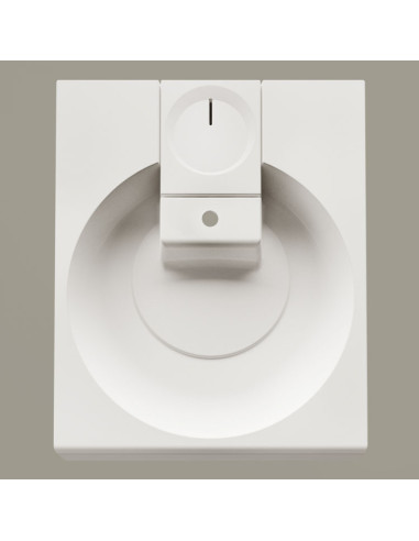 PAA Claro Grande sink can be installed above the washing machine, white 60x75x10cm - 3