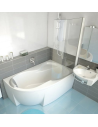 Bath wall Ravak Rosa rounded, 140cm, left EVSK1-75L - 4
