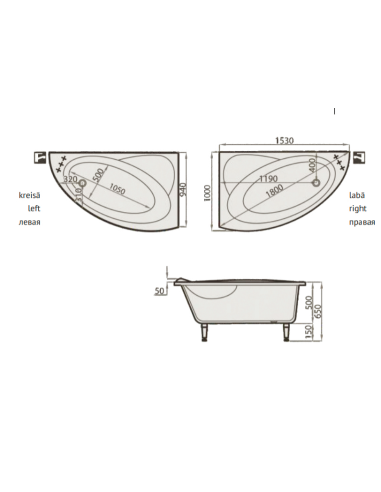 Kampinė vonia "Vanessa" ,1530 x 940 - 3