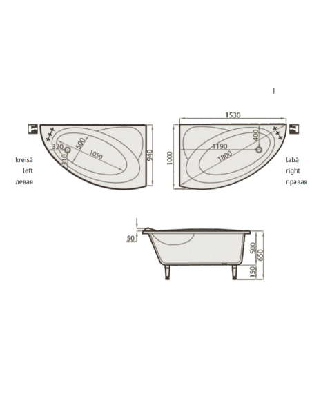 Kampinė vonia "Vanessa" ,1530 x 940 - 3