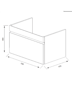 White cabinet CRYSTAL 700700 x 450 - 2 2