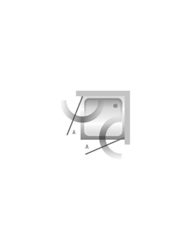 Dušas kabīne 900x900x2000mm, caursp. AMELIA Stikla Serviss - 6