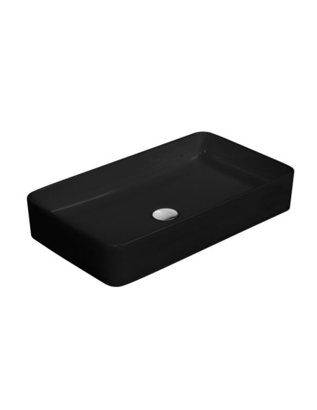 Surface-mounted sink 60.5x34x11cm Lavita Pasana black - 5
