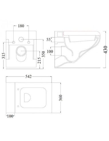 copy of Настенный подвесной горшок ArtCeram Jazz JZ01 с крышкой, белый - 3