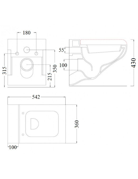 copy of Настенный подвесной горшок ArtCeram Jazz JZ01 с крышкой, белый - 3