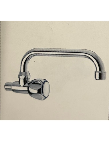 Sink faucet with "U" outlet for one water, from the wall 654, ABS - 3