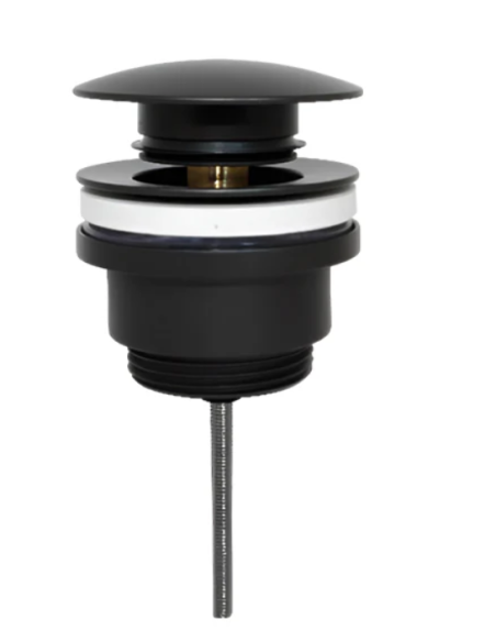 Notece "Cloc-clic", universāla, derīga ar un bez pārplūdes, melna matēta - 3