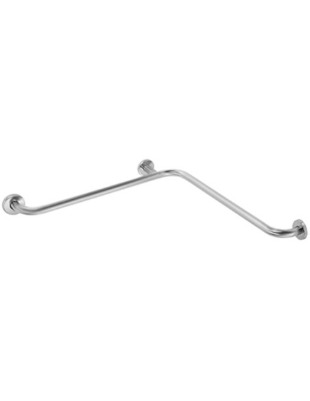 HELP: Shower grab bar, stainless steel, brushed, with cover