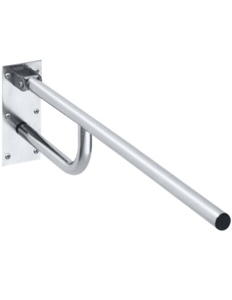 HELP: Folding grab bar 760 mm, stainless steel, polished, without cover HELP: Folding grab bar 760 mm, stainless steel, polished, without cover