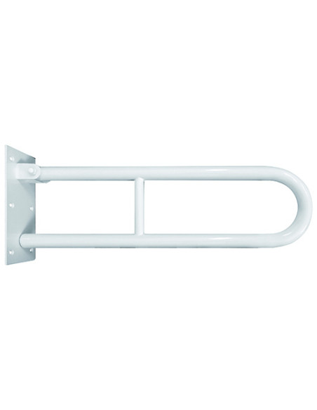 HELP: Foldable grab bar U-shaped 900 mm, white, without cover HELP: Foldable grab bar U-shaped 900 mm, white, without cover
